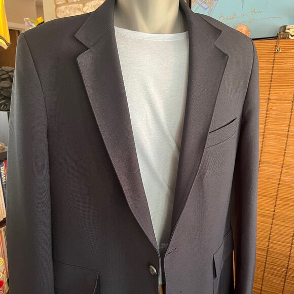 70's Vintage Levi's Action Suit Navy Jacket 42L in mint condition - Picture 1 of 4